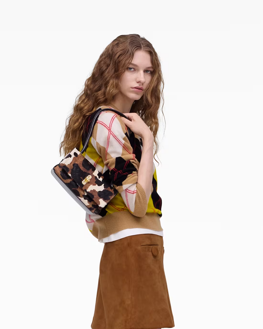 MARC JACOBS HAIRCALF MINI DUAL SHOULDER BAG 2R5HSH042H01