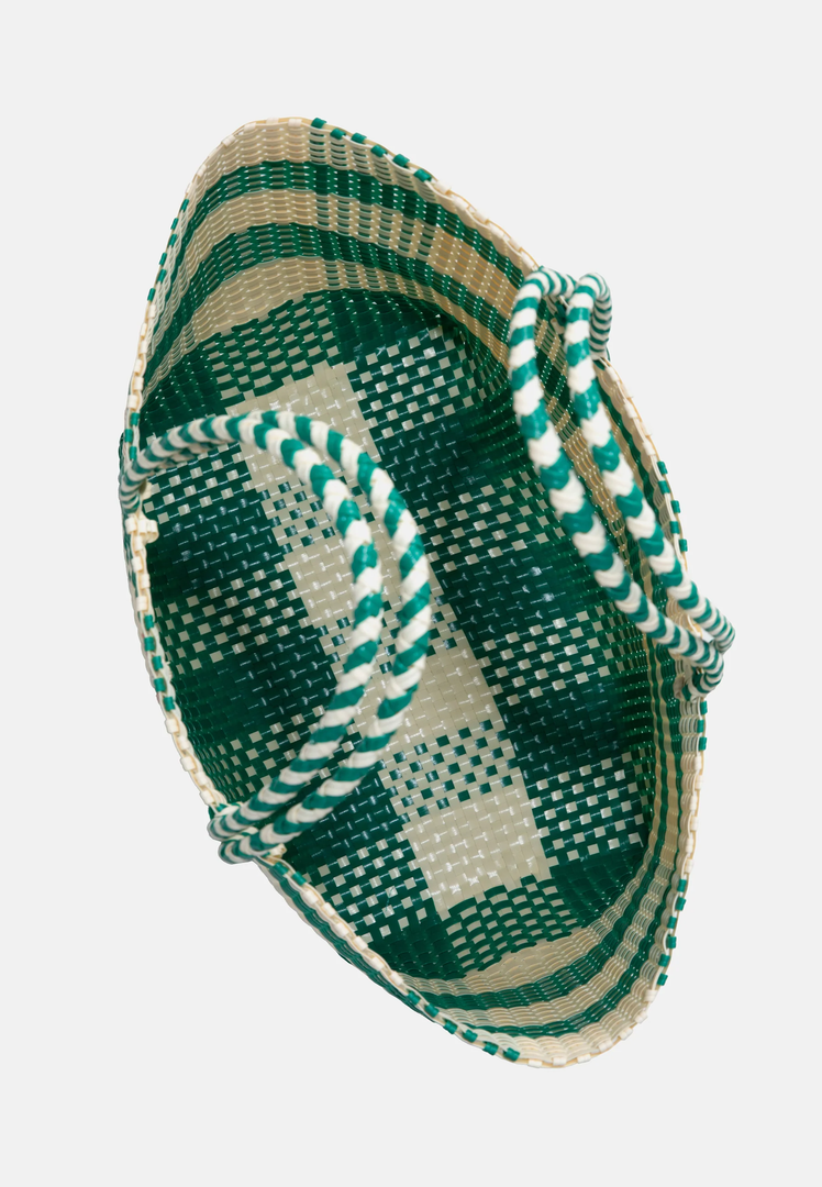 Τσάντα Tote Woven Πράσινη / WOTB04