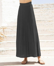 Lurex μακριά φούστα -  Love Boutique- M / Black