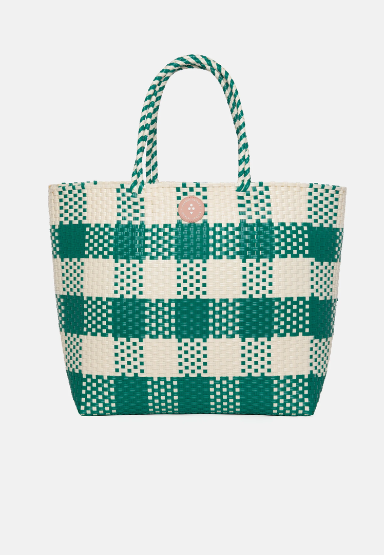 Τσάντα Tote Woven Πράσινη / WOTB04