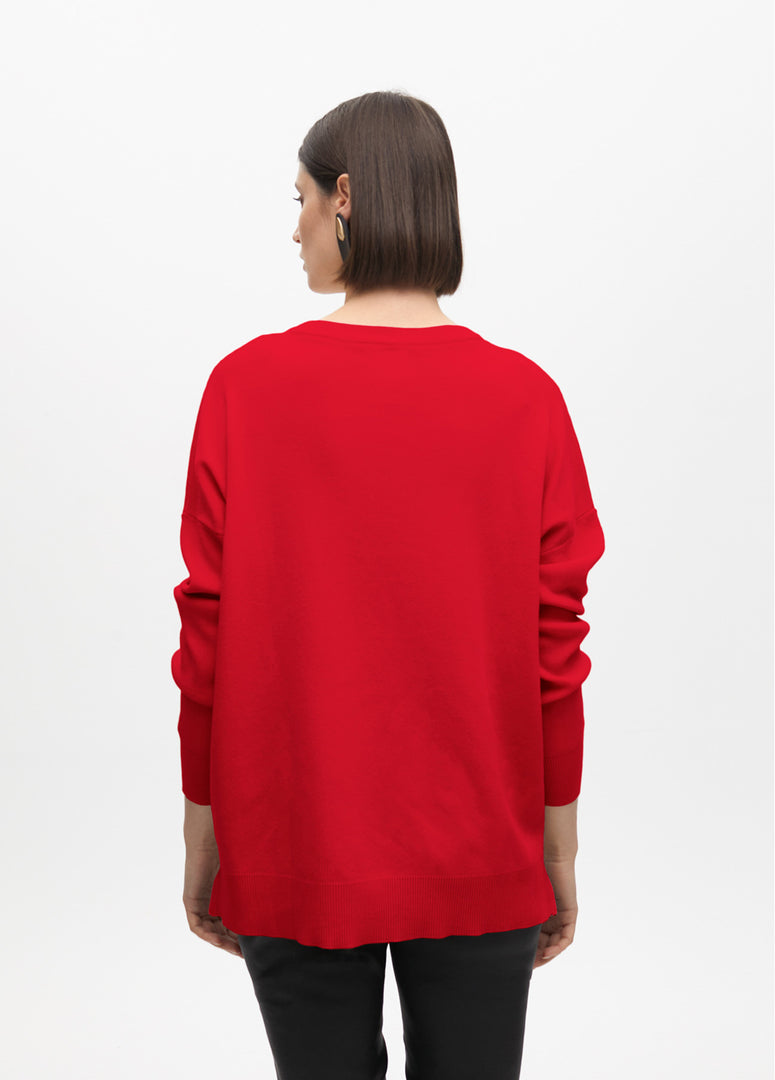 Πλεκτή μπλούζα με logo Lola Casademunt/ LF2511004