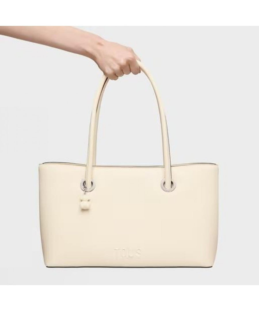 Μεγάλη τσάντα city TOUS Poppy Beige / 2002206001