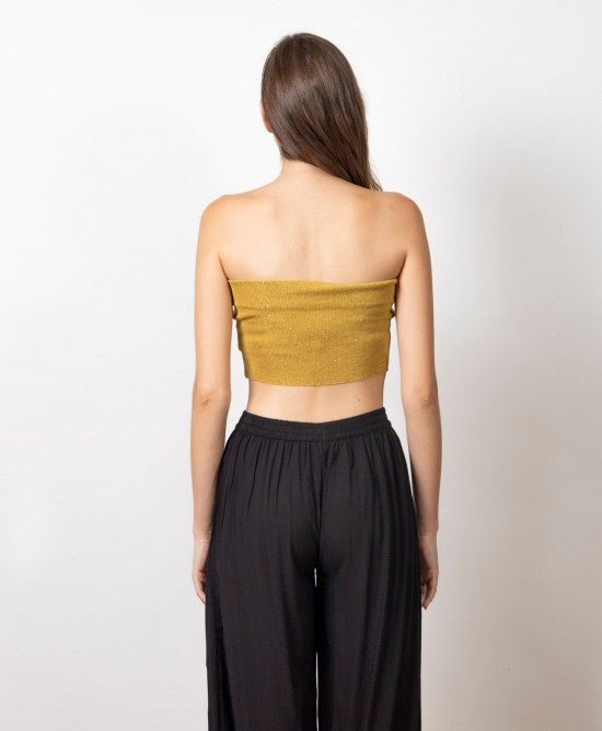 Lurex στράπλες τοπ