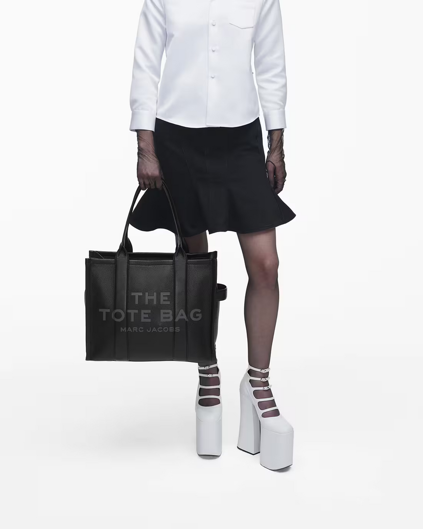MARC JACOBS THE LEATHER LARGE TOTE BAG H020L01FA21