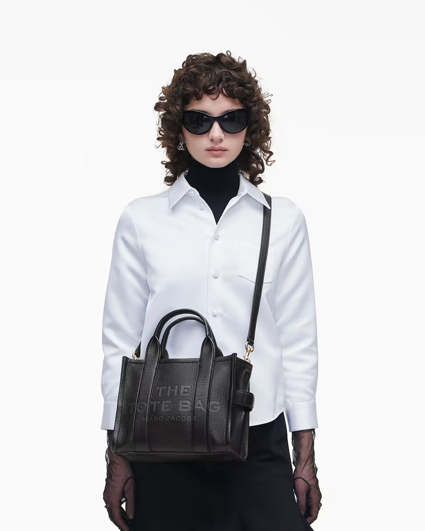 MARC JACOBS THE LEATHER SMALL TOTE BAG H009L01SP21