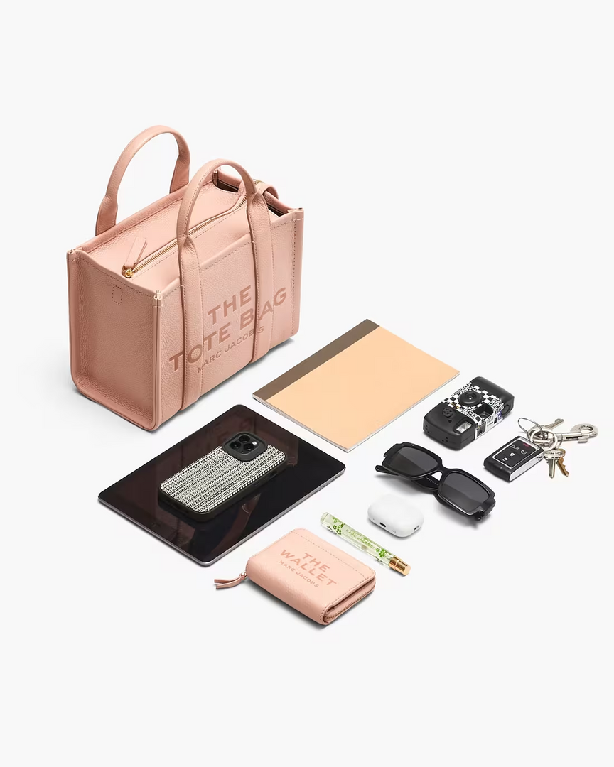 MARC JACOBS THE LEATHER SMALL TOTE BAG H009L01SP21