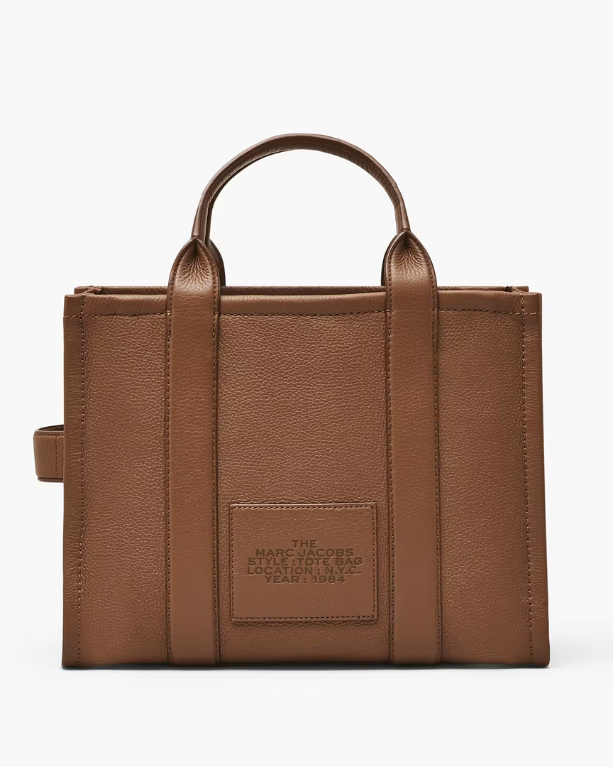 MARC JACOBS THE LEATHER MEDIUM TOTE BAG H004L01PF21