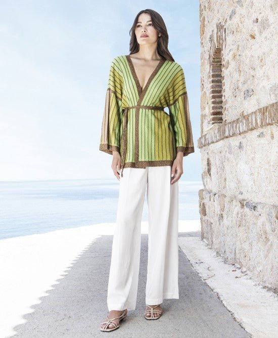 Lurex πολύχρωμη ζακέτα