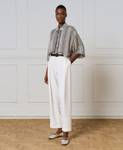 Πουκάμισο κοντό εμπριμέ/ 54-7042 -  ACCESS FASHION- OFF-WHITE / S/M-OFF-WHITE / M/L