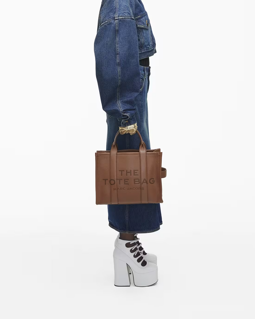 MARC JACOBS THE LEATHER MEDIUM TOTE BAG H004L01PF21