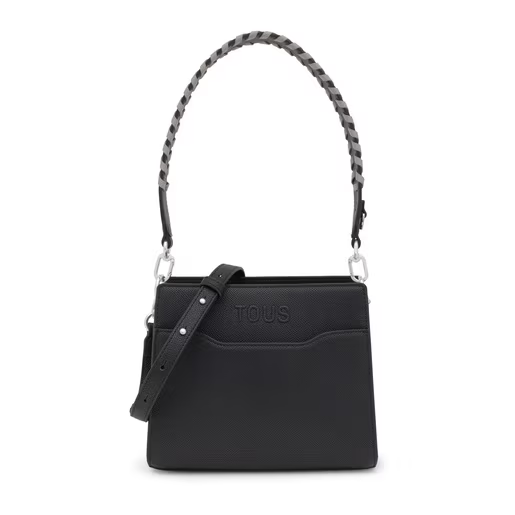 Μικρή τσάντα shopper Audree Saffiano σε μαύρο χρώμα / 2002287051