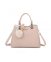 Gallantry Paris/ Elodie Τσάντα Χειρός & Ώμου με Φιόγκο & Pom-Pom/ Ροζ -  GALLANTRY- Default Title