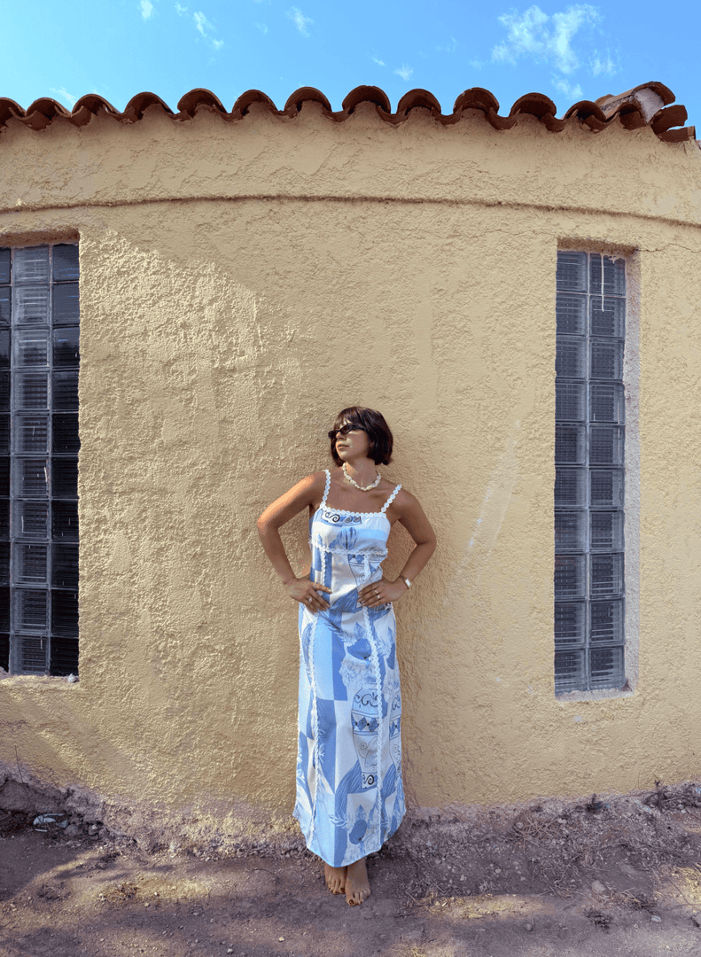 Lace Open Back Dress
