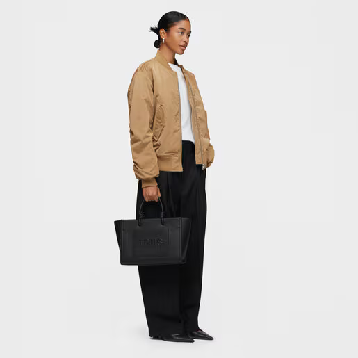 Μεσαίου μεγέθους τσάντα shopper Amaya TOUS La Rue New σε μαύρο χρώμα/ 2002025651