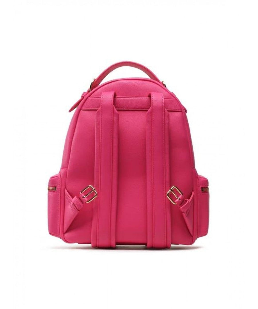 Backpack με διακοσμητικές αφαιρούμενες αλυσίδες Φούξια