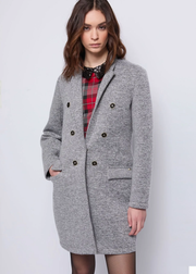 Παλτό με Jewel Κουμπιά / 521BD34003 -  GAUDI- Grey / XS-Grey / M