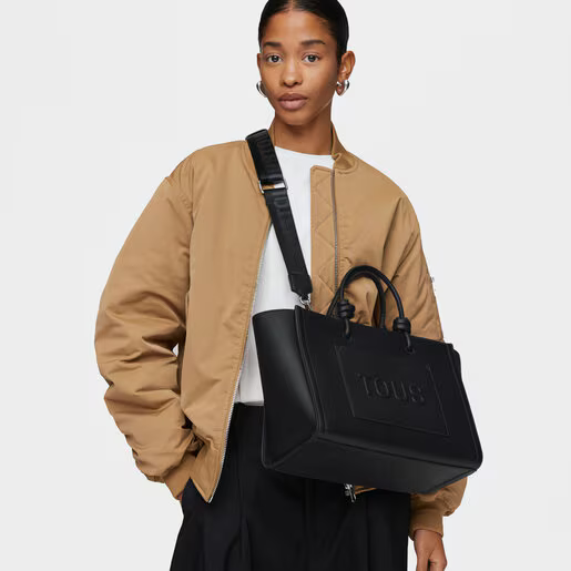 Μεσαίου μεγέθους τσάντα shopper Amaya TOUS La Rue New σε μαύρο χρώμα/ 2002025651