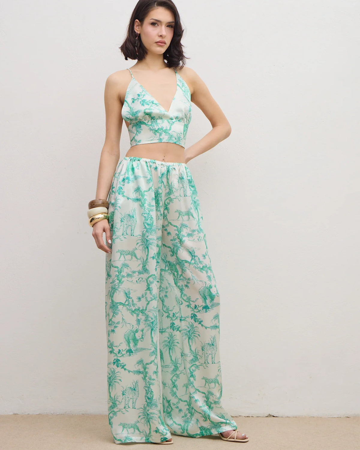 LIUBA Aerie Silk Pants Green