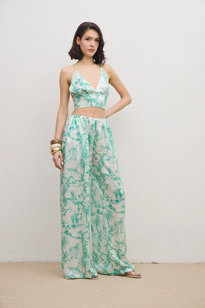 LIUBA Aerie Silk Pants Green