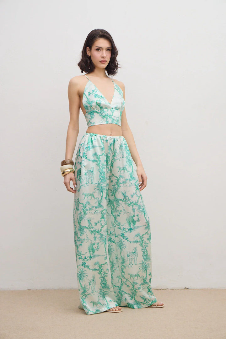 LIUBA Aerie Silk Pants Green