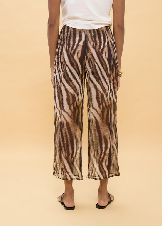 LOLA CASADEMUNT Παντελόνι με Animal Print /LS2614002