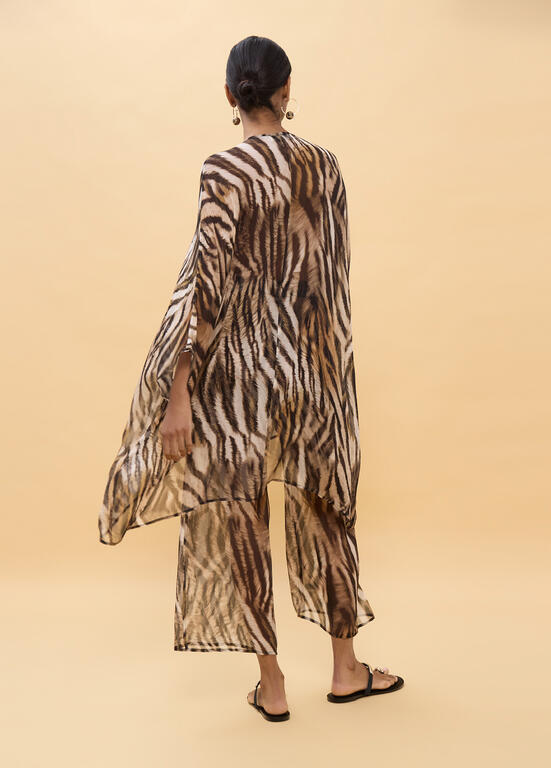 LOLA CASADEMUNT Zebra Print Shirt /LS2615005