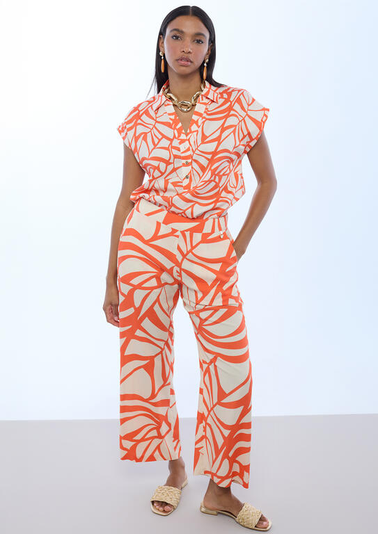 LOLA CASADEMUNT Μπλούζα με Abstract Print /LS2615097