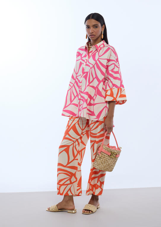 LOLA CASADEMUNT Πουκάμισο με Abstract Print / LS2615098