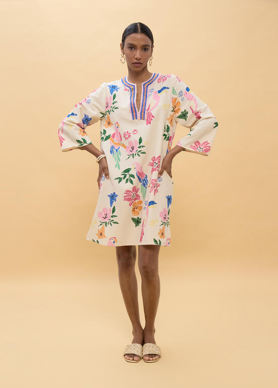 LOLA CASADEMUNT Tropical Mini Dress