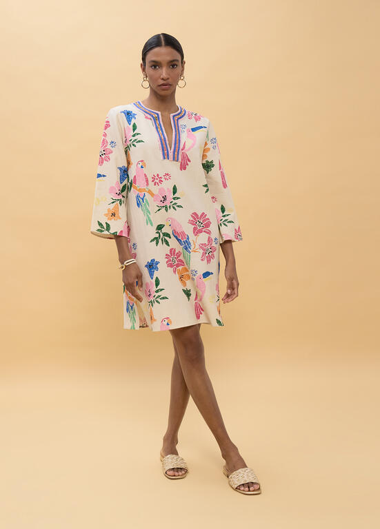 LOLA CASADEMUNT Tropical Mini Dress