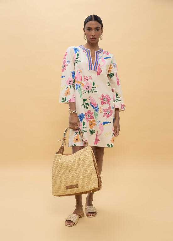 LOLA CASADEMUNT Tropical Mini Dress
