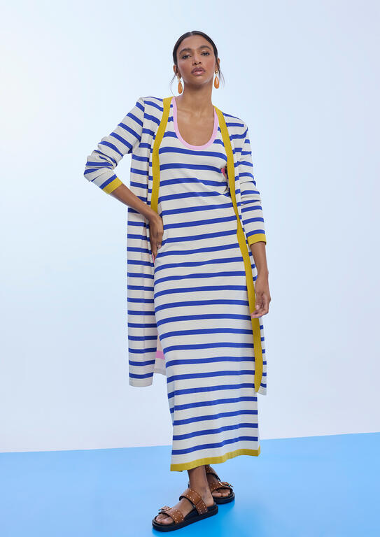 LOLA CASADEMUNT Ριγέ Maxi Φόρεμα /LS2616157