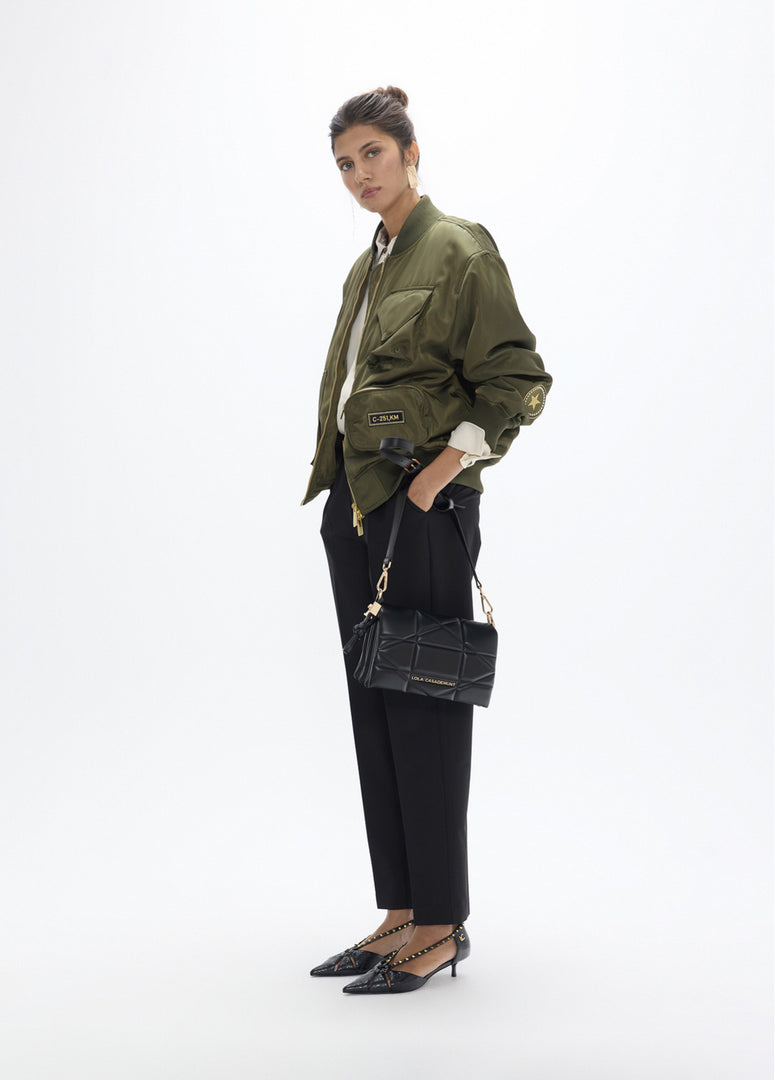 LOLA CASADEMUNT Bomber Jacket με Military Patches