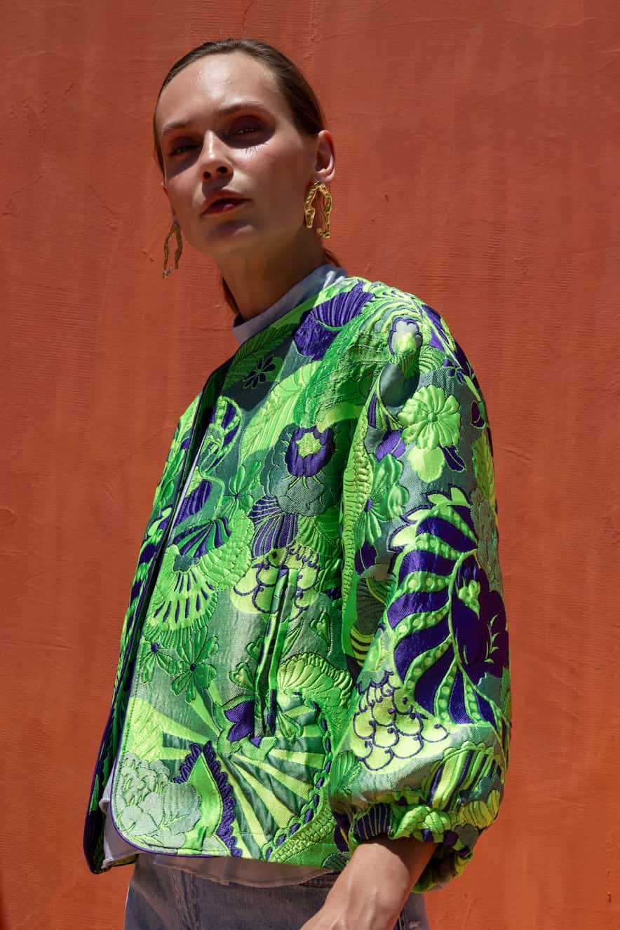 NEMA AVELINE JACKET YELLOW-GREEN /6N509