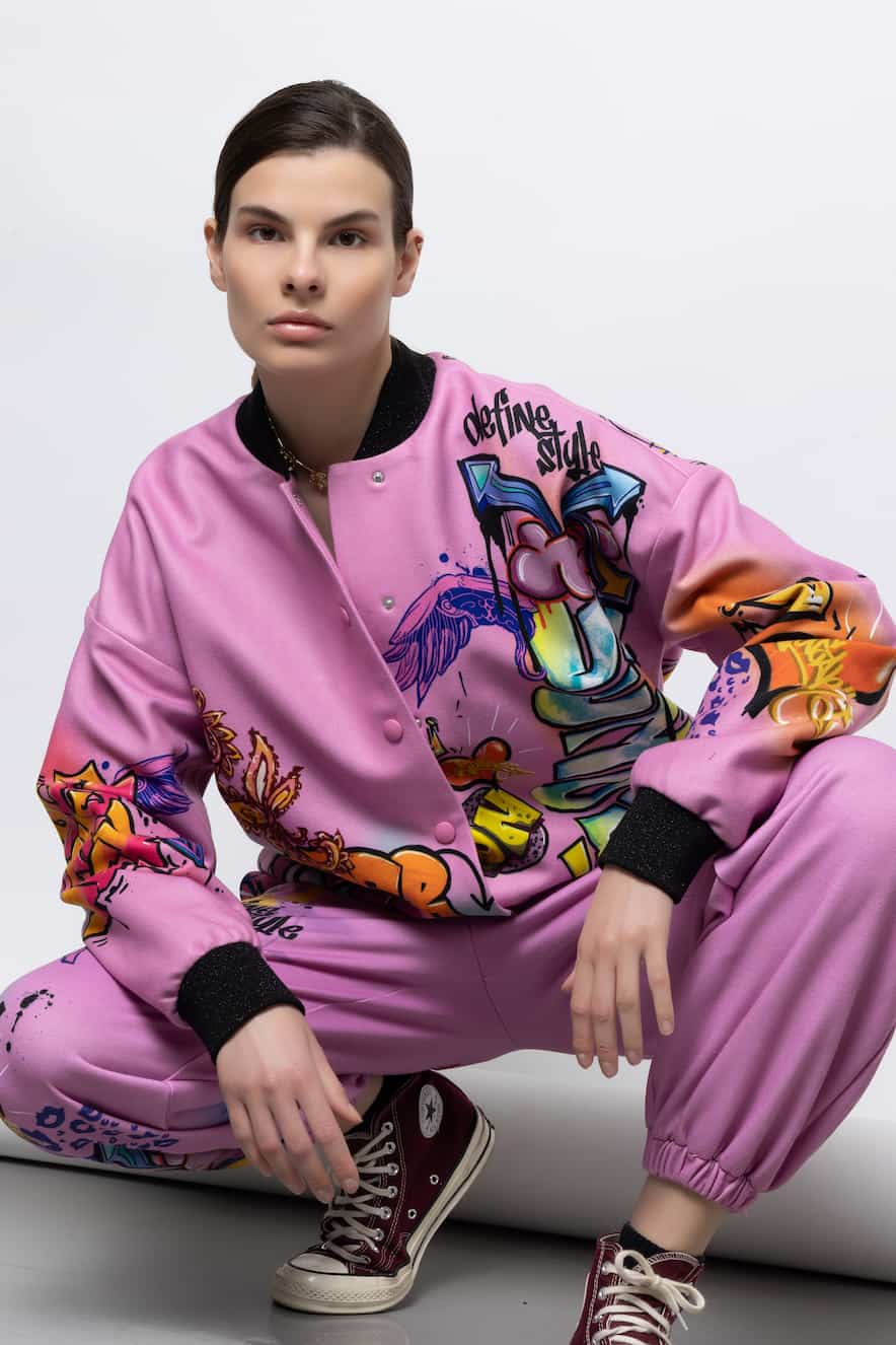 Never on Sunday Bomber Jacket Beatrice