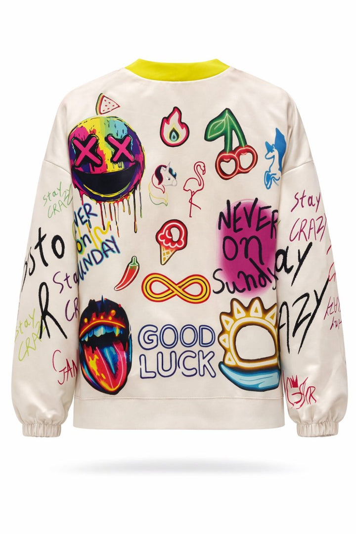 NEVER ON SUNDAY No Bad Vibes Jacket