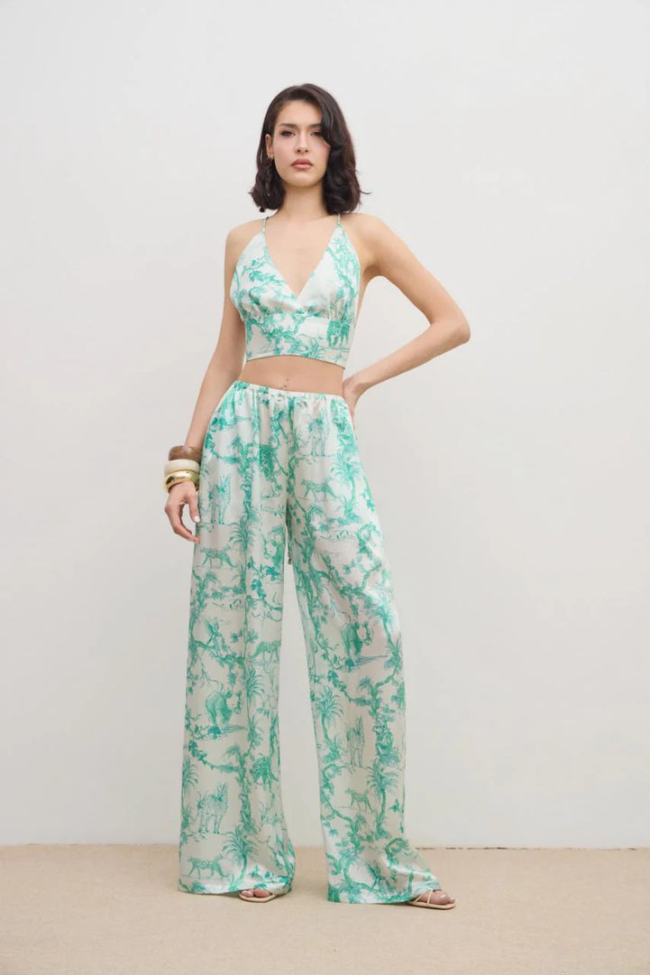LIUBA Aerie Silk Pants Green