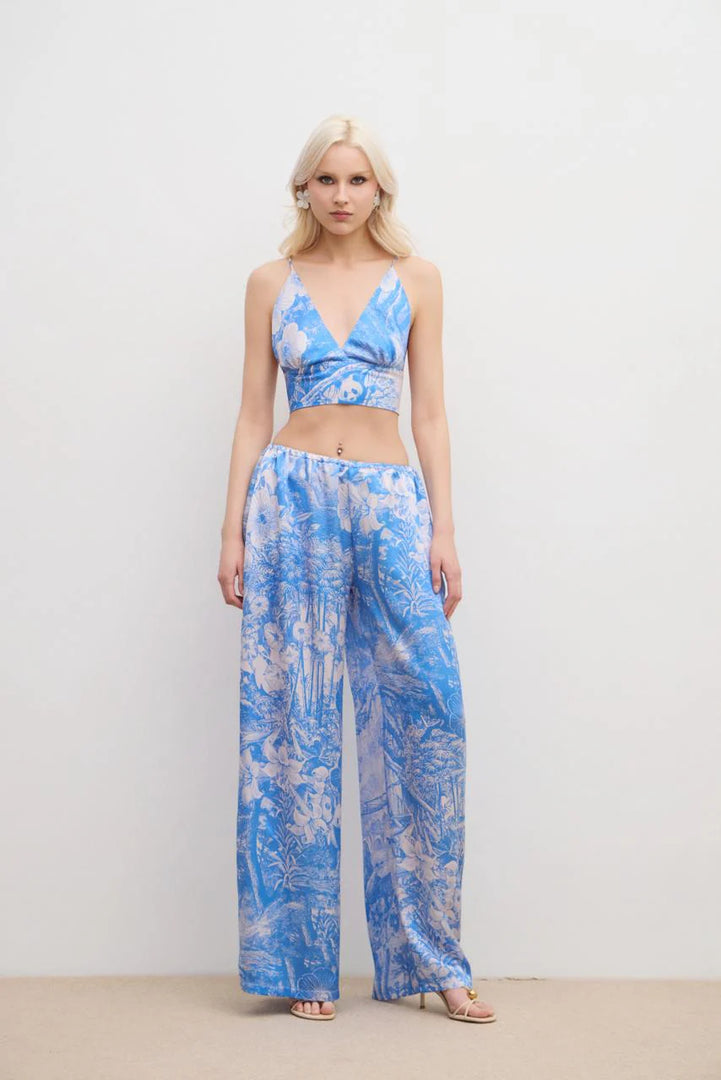 LIUBA Aerie Silk Pants Blue