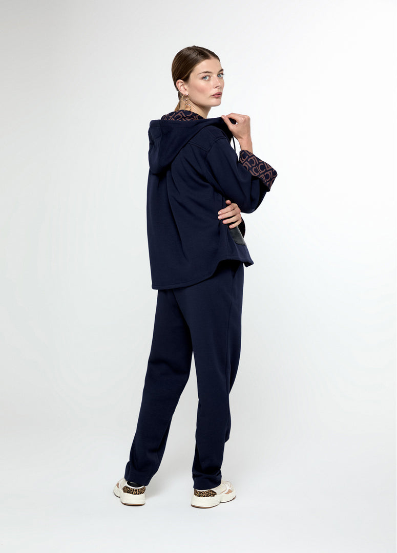 PU SWEATSHIRT WITH POCKETS / LF2511033