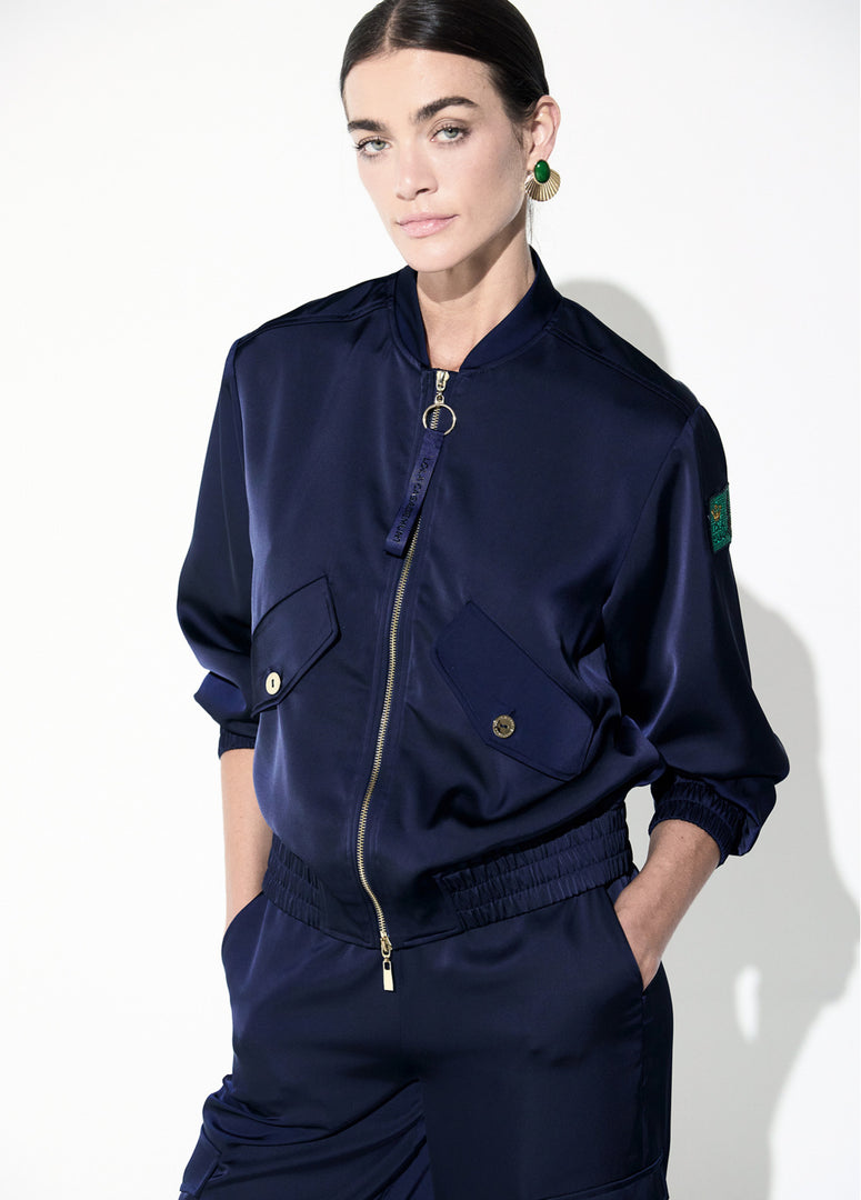 LOLA CASADEMUNT Satin Bomber