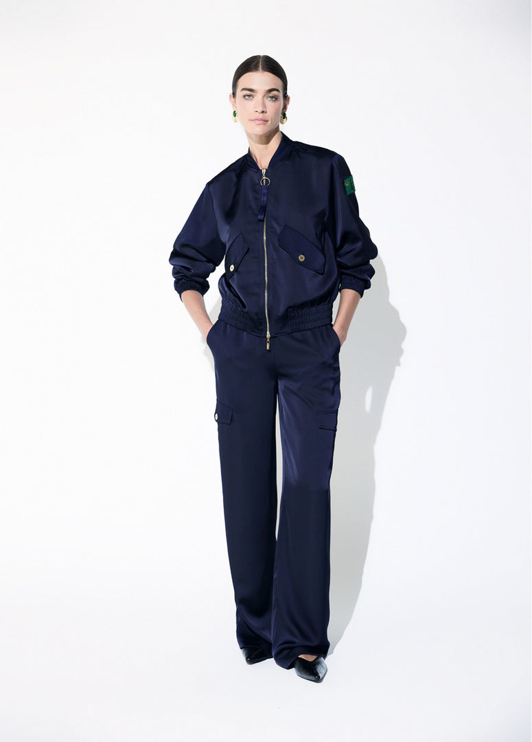 LOLA CASADEMUNT Satin Bomber