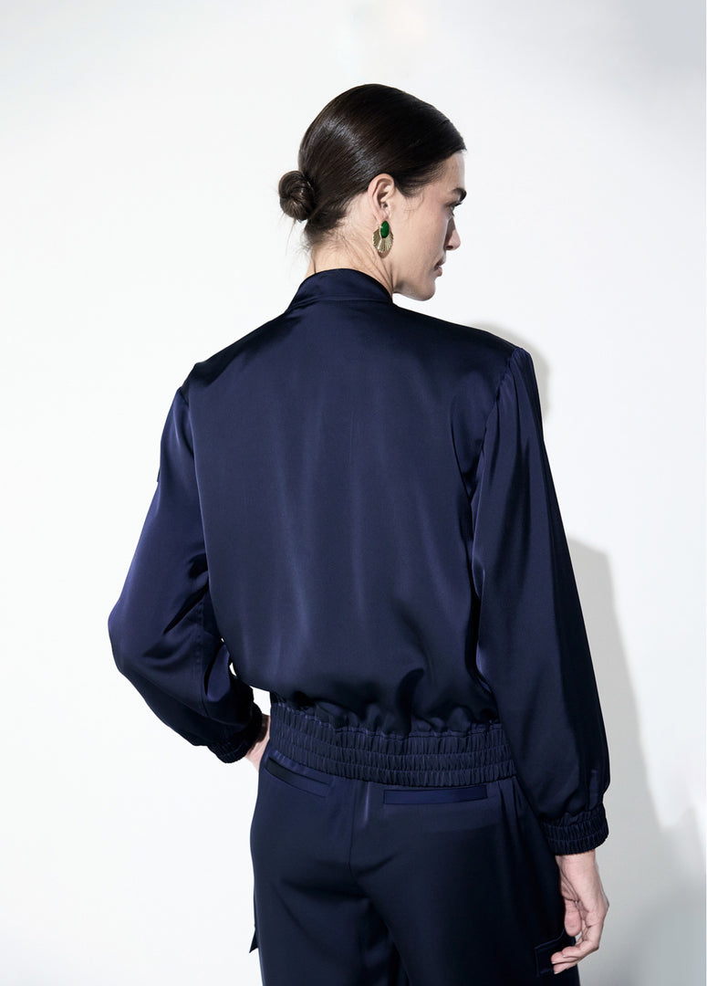 LOLA CASADEMUNT Satin Bomber