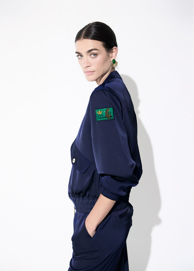 LOLA CASADEMUNT Satin Bomber