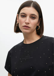 T-SHIRT WITH RHINESTONE DETAIL / LF2515028