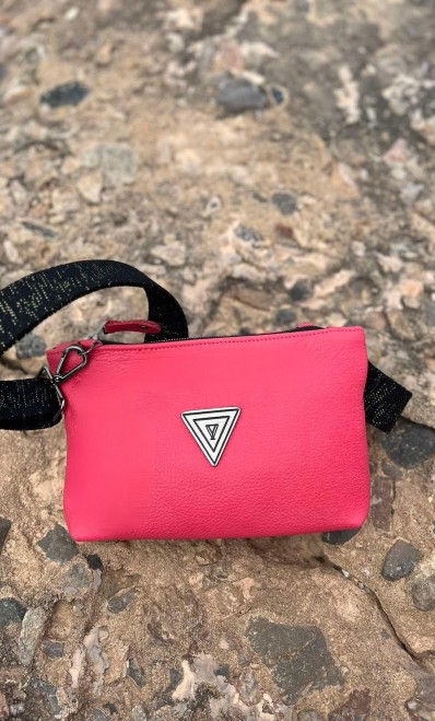 YFOS / DIONE SMALL LEATHER BAG / PINK