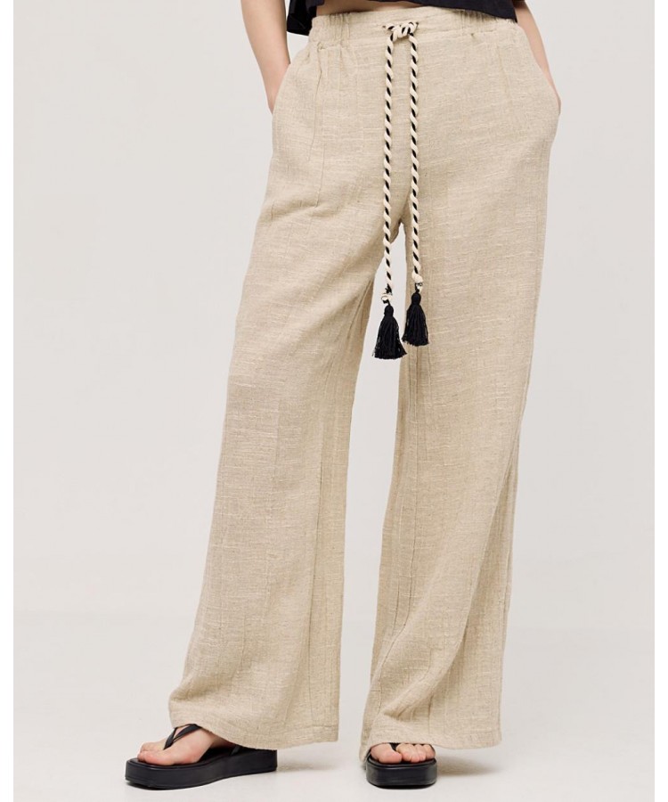 ACCESS / LINEN PANTS / SAND BEIGE