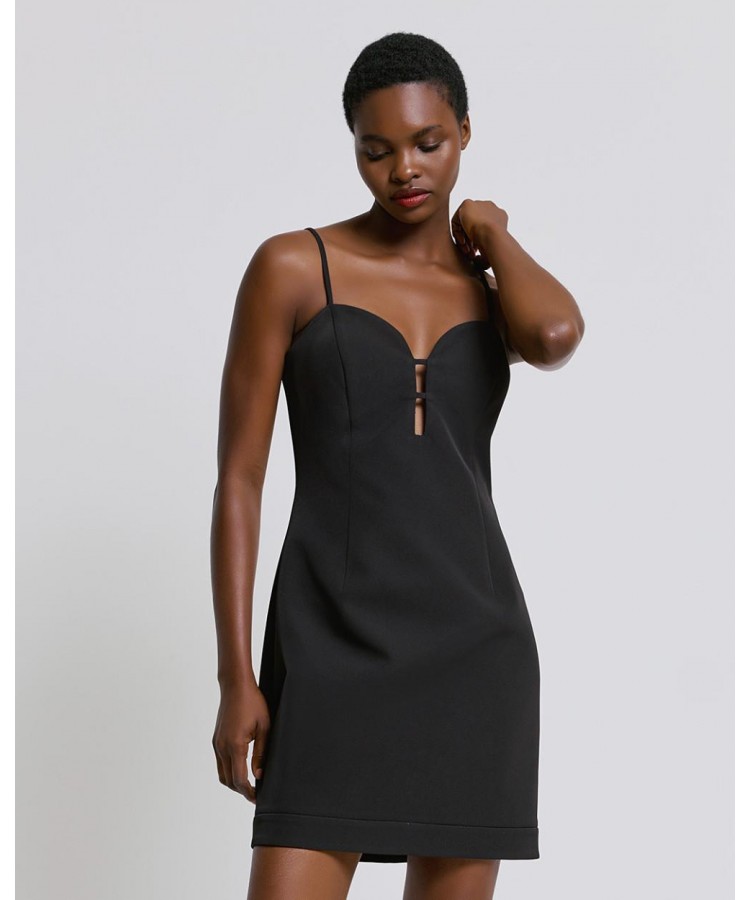 ACCESS / MINI STRAPS DRESS / BLACK / 3004-181