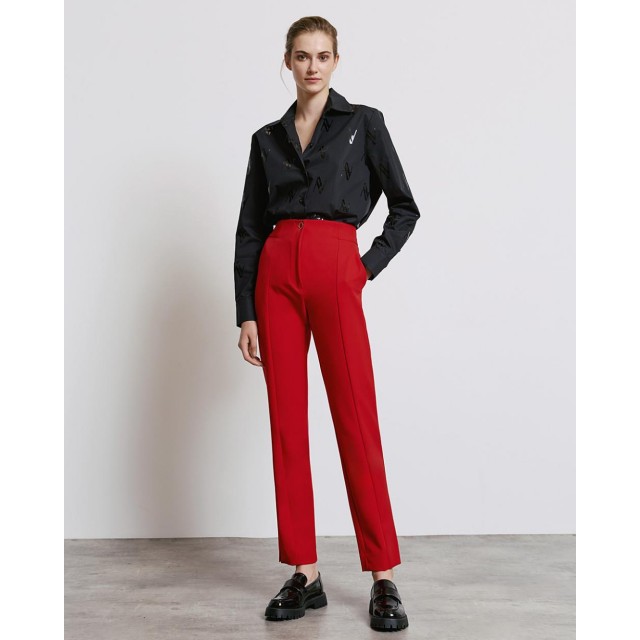 ACCESS / CIGARETTE TROUSERS / RED / 5116-468