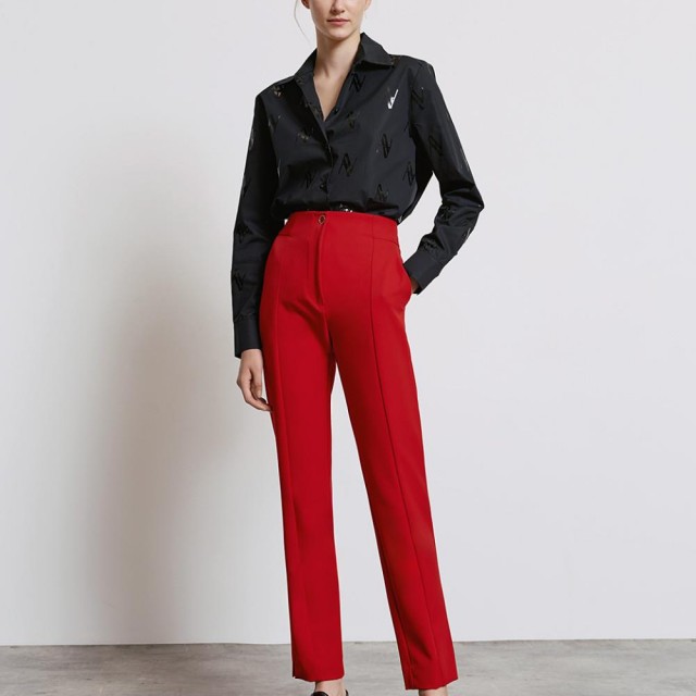 ACCESS / CIGARETTE TROUSERS / RED / 5116-468