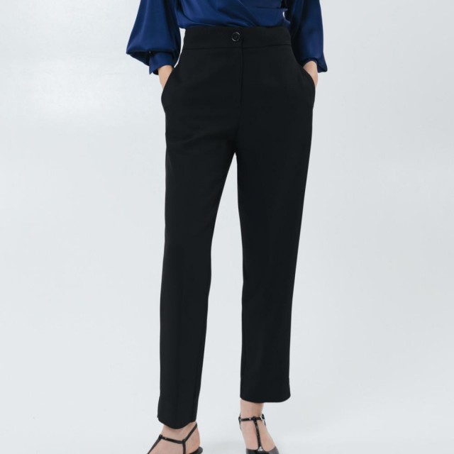 ACCESS / ELASTIC WAIST TROUSERS / BLACK / 5126-227